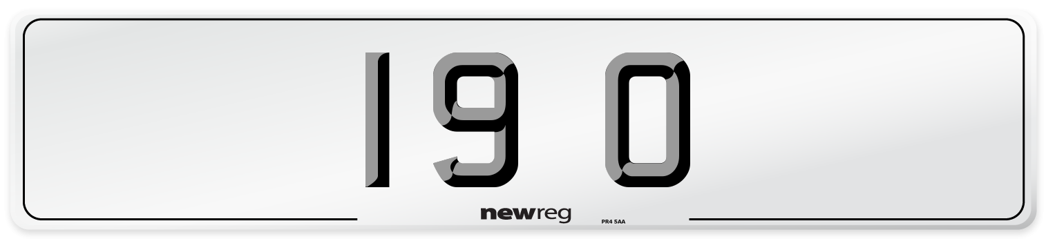 19 O Number Plate from New Reg